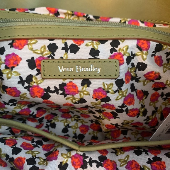 NWT Vera Bradley Gallatin Cargo Backpack in Olive Cactus Green Leather main image 11